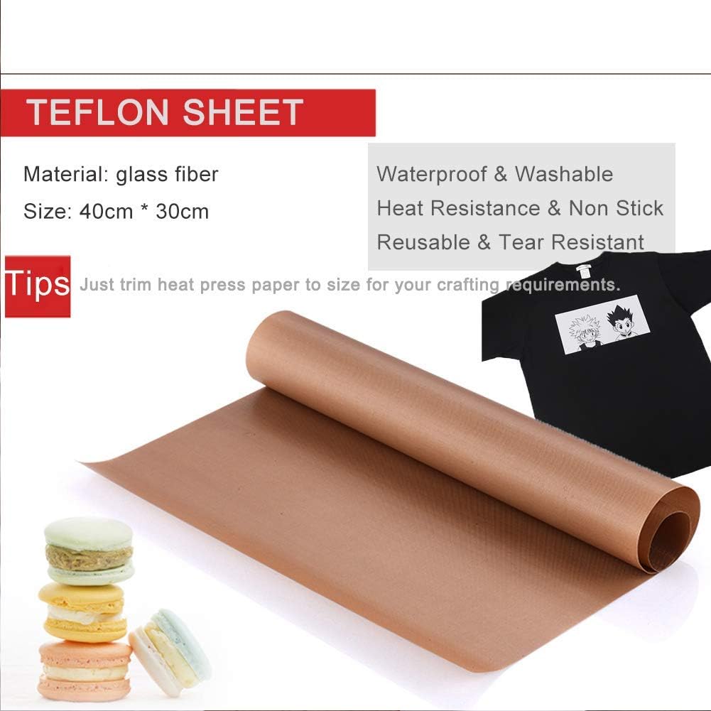 Te-flon Sheet for Heat Press,  - Heat Press Teflon Sheet review and price