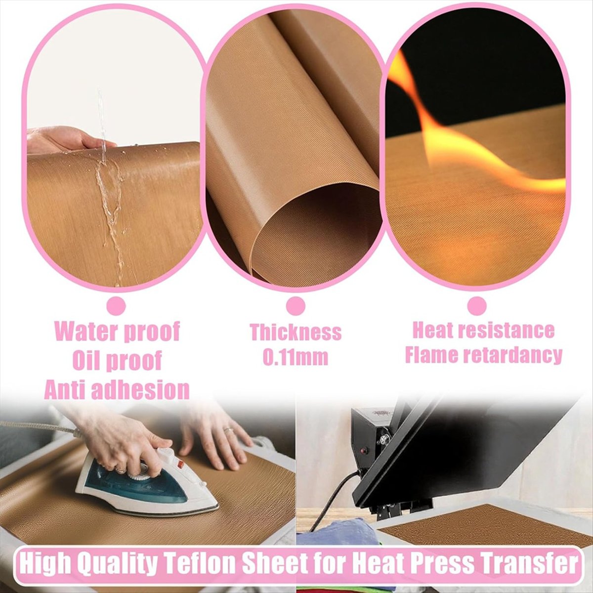 【BIG-SALE】1set Sublimation Shi - Heat Press Teflon Sheet review and price