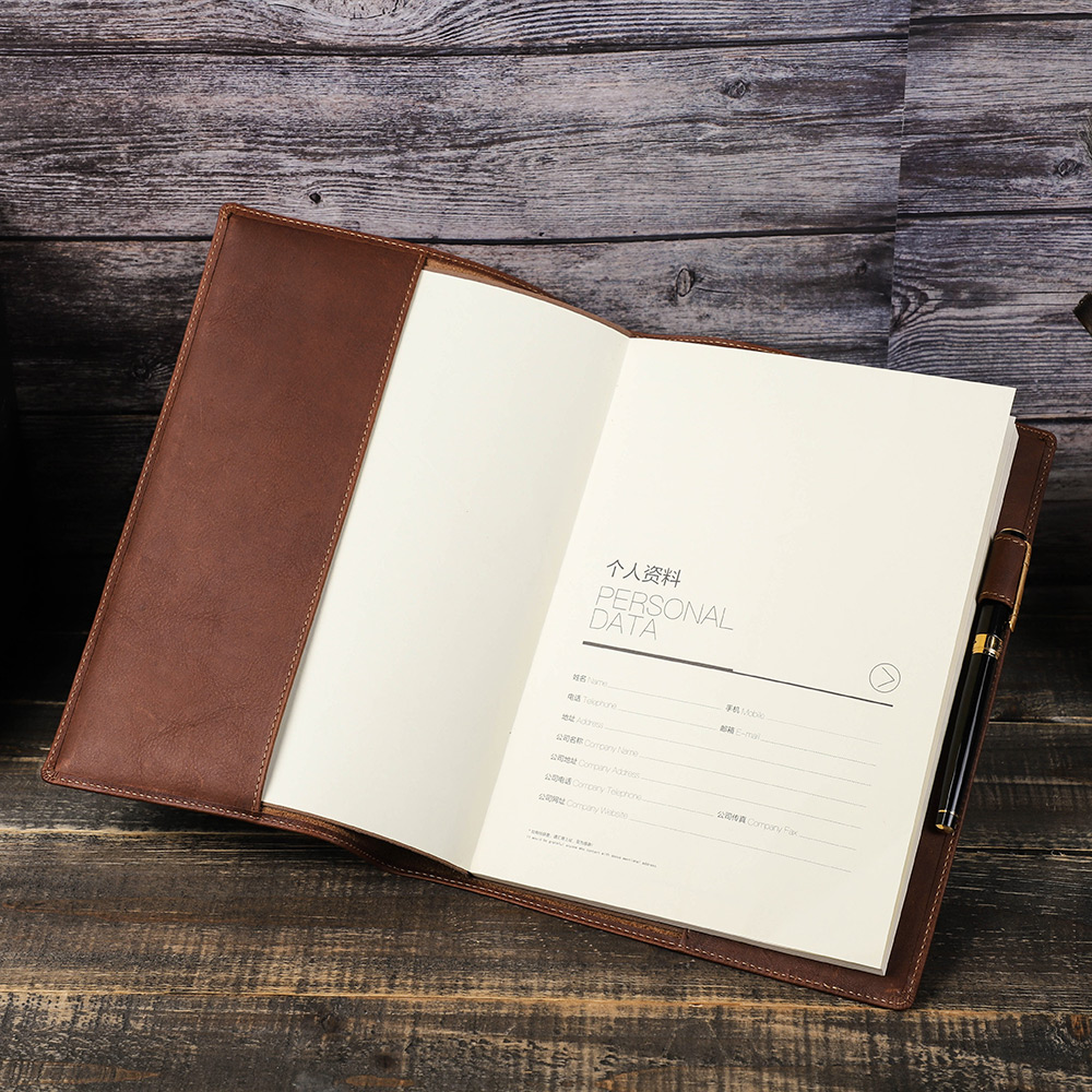 Retro Genuine Leather Book Cov - Commercial Printing Books review and price