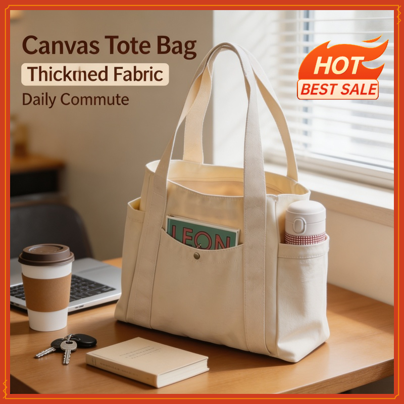 Large Capacity Canvas Tote Bag - Commercial Printing Books review and price